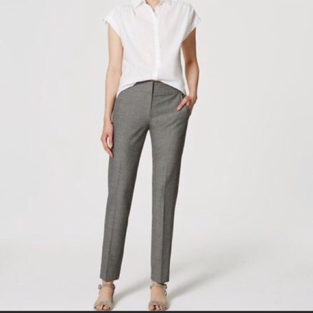 Loft straight leg ankle dress pants✨